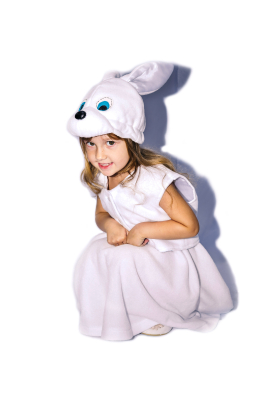 Костюм зайчика для девочки 4-7 лет, на прокат в Судаке